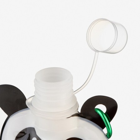 Water flask, 280 ml, Panda, on carbine, 22 x 12 cm-2