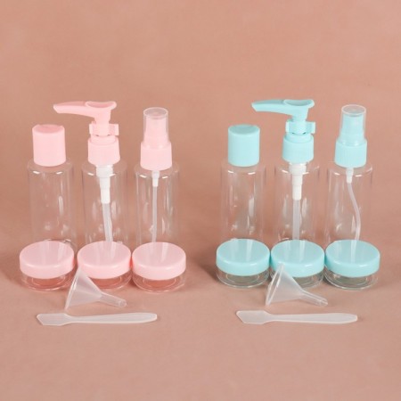 Set for storage, in case, 8 objects, transparent color/mix-9