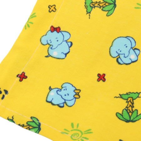 Mill for bathing from a flannel, for a girl, pink, yellow color, mix drawing-8