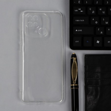 Krutoff cover for Xiaomi Redmi 10c, silicone, transparent