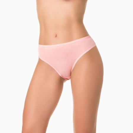 Panties female Braziliano, peach color, size 46 (m)