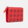 Women's wallet on magnet, red color