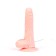 Vibrator Oka-Khpoki, Realist, 16 x 3 cm, rotation, on suction cup, with PU, bodily