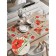 A set of napkins for setting the table “Bouquet of poppies”, rectangular, rounded edges, size 30x46 cm, 4 pcs