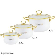 Set of pan Lenardi Miguel, 6 items