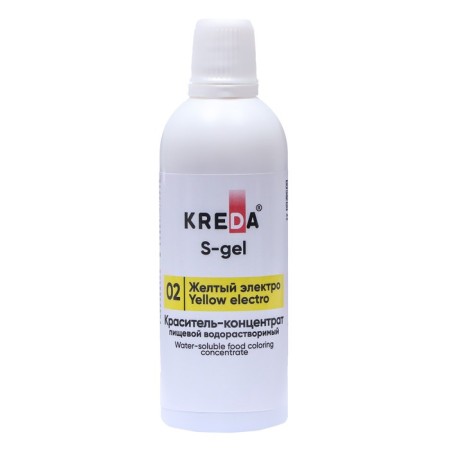 S-Gel food dye, universal "yellow electro" 80 ml