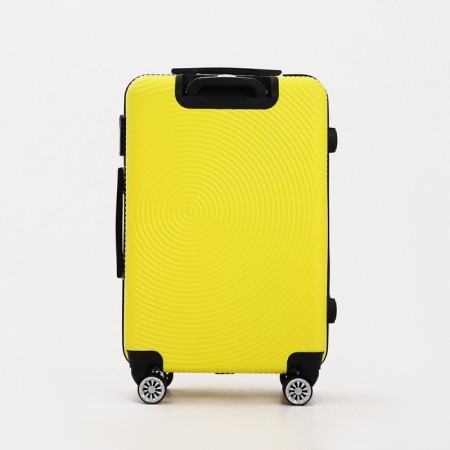 Suitcase Wedes 24 ", 43*66*26 cm, lightning departure, code lock, yellow-2