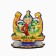 New Year's amulet on the stand “Good luck, happiness, joy”, 10 x 8.1 cm.