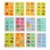 IQ reusable cards "Funny animals", with clothespins, 4+