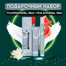 The perfume set of men's courageus: toilet water, 35ml + shower gel, 35ml