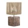 Board "Kare" E27 40W brown 15x15x29 cm Risalux