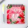 Set: Notepad 48 sheets + handle "Bright Spring!", 13.5 x 15 cm