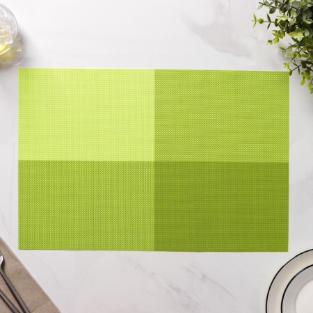 Set of serving napkins on the table “mood”, 4 pcs, 45 × 30 cm, green color-6