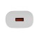 The BYZ U40, 1 USB, 18 W, 5 A, USB cable - Lightning, 1 m, pd, white