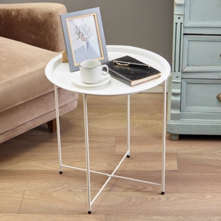 Coffee table, white tray