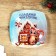 Square plate "Sweet holiday", 20 cm