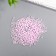 Glass 8/0 "Marshmallow. Matte. Lilac powder" 10 g