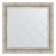 Mirror with engraving in the baguette frame, Roman silver 88 mm, 86x86 cm