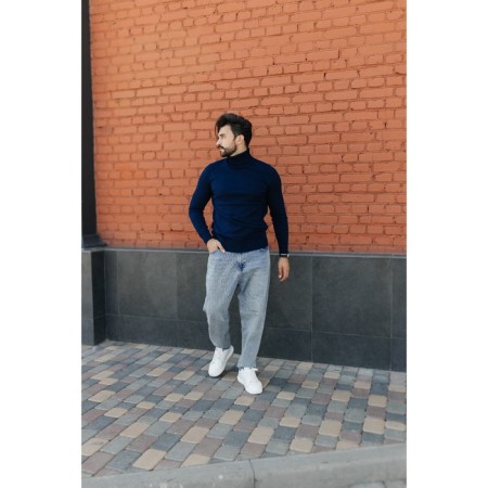 Jumper male ise, size 56, dark blue color-12