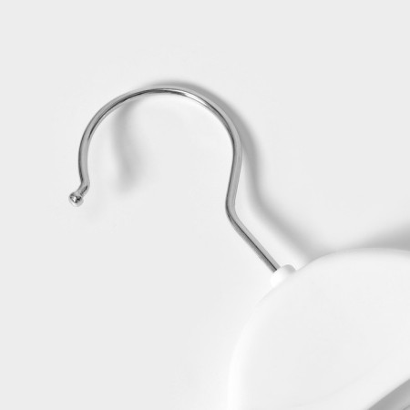 Shoulders - hangers for clothes, 30 × 19.5 cm, set 5 pcs, white color-2