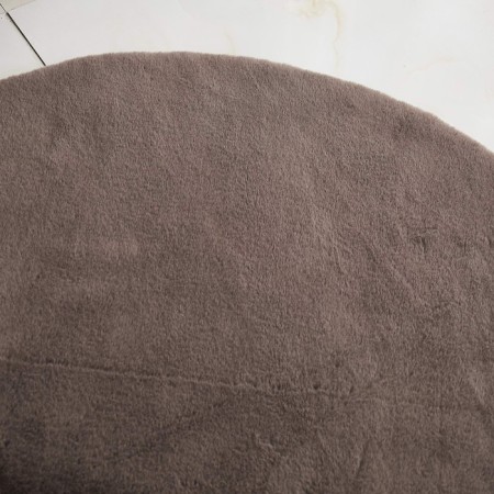 Plush mat Sofi de Marko, size 100x100 cm, chocolate color-2