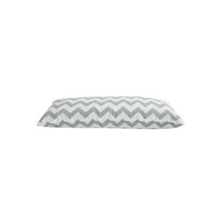 Pillow Orthopedic roller with buckwheat beam, size 20x50 cm, zigzag, color gray color-1