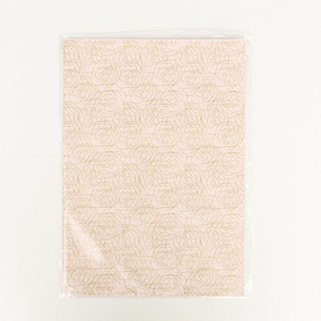 Paper Pacific, "Flowers", 50 cm x 70 cm 17 grams, pink-4