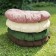 Pillow for swing "Tina", diameter 60 cm, color of heavenly blue