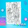 Picture on numbers for children, 20x30 cm, My Little Pony