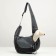 Cracking bag "sling" for animals, 37 x 20 cm, black
