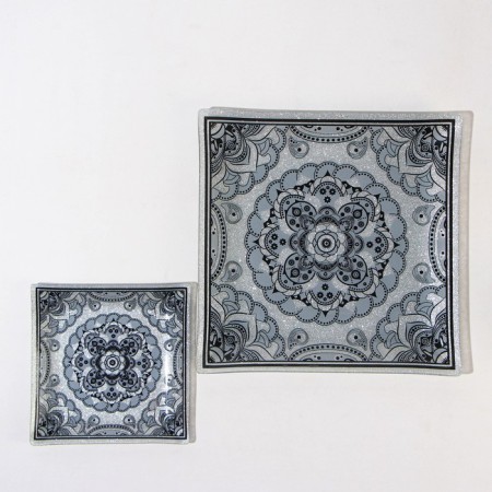 Table set, 7 items: 30 × 30 cm - 1 pc, 18 × 18 cm - 6 pcs-1