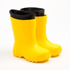Boots for children, yellow color, size 32-33