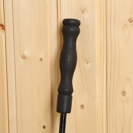 Kaminin set (scoop, poker, brush) wooden pens color black 730*200*200-6