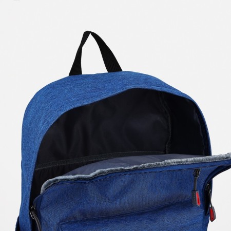 School backpack from lightning textiles, 4 pockets, Fulldorn, Blue color-5