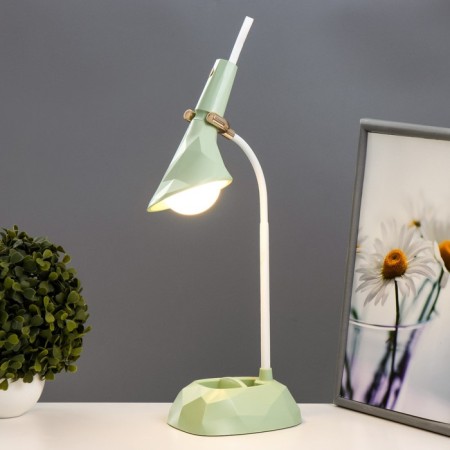Delser table lamp LED 3W USB AKB Green 14x13x39 cm Risalux-1