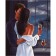 Diamond mosaic with a full filling on the canvas "In love pair", 40 x 50 cm