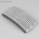 File - emery, abrasiveness 80/100, 18 cm, packing 20 pcs, black color