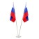 Flagste-floor double 2 m, sliding, platform D-30 cm, set 2 pcs