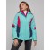Ski jacket women's winter, size 50, turquoise color