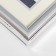 Photo frame plastic "Rainbow" 15x21 cm, silver