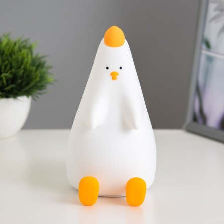 Antistress nightlight "Kurochka" LED USB AKB White 9x14.3x17 cm Risalux-9