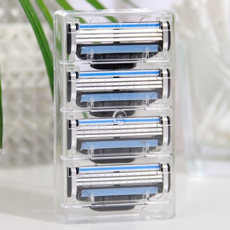 Replaceable shaving cassettes, 8 pcs, compatible with Gillette Mach3-1