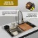 Zein M01, S = 3.0 and 0.7 mm, mixer, basket, cutting board, siphon, satin
