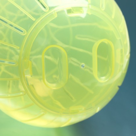 Ball for rodents "Pigzon", 14.5 cm, yellow-3