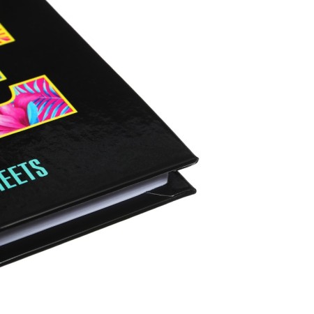 Notebook, A6, 80 sheets, in a cage, "love", a solid cover, glossy lamination, an offset block 60g/m2-2