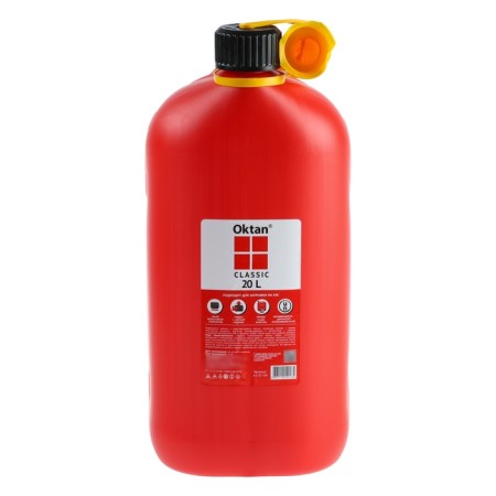 Canister of the fuel and lubricants Oktan Classik, 20 l, plastic, red-1