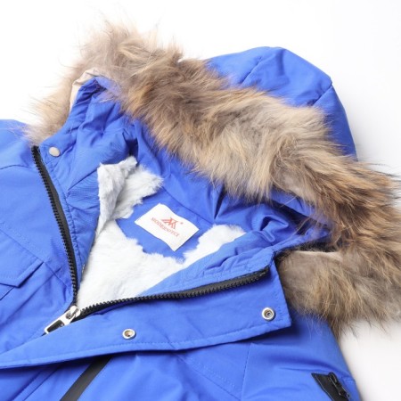 Winter jacket for boys, blue color, height 116-122 cm-1