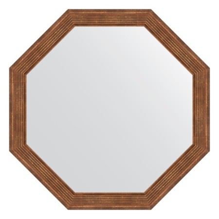 Mirror in the baguette frame, dry reed 51 mm, 59x59 cm