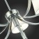 Suspended EVOLUCE lamp. Sle111303-07. Monza. 7x40 watts, E14, 82x82x24.5 cm, chromium color
