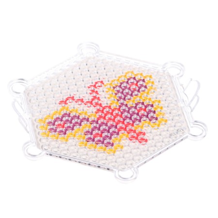 Aquamosaic in a container, 2500 balls, 10 stencils, 2 basics-9